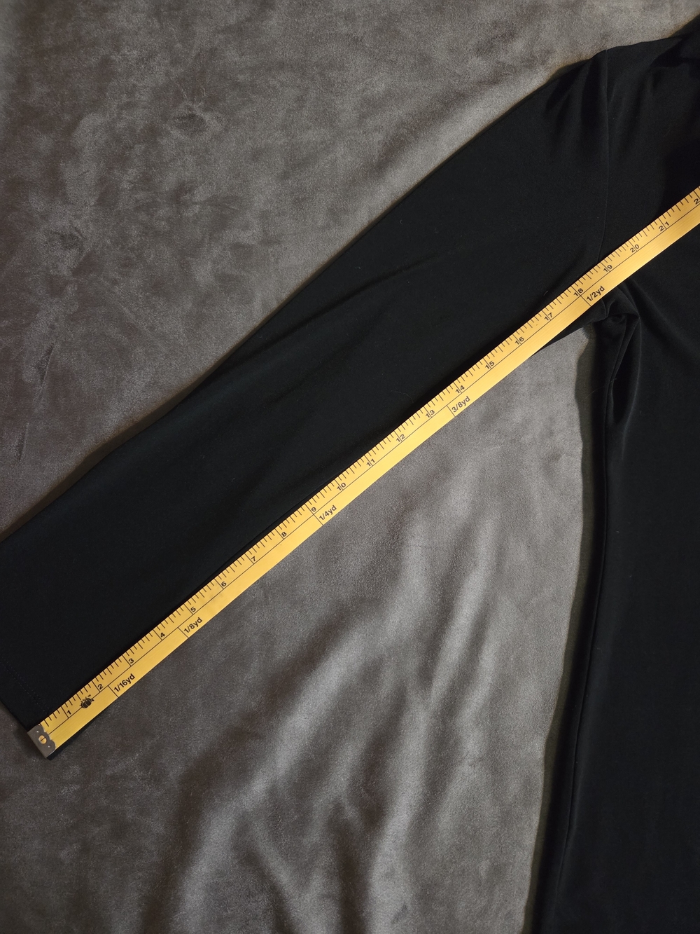 New York & Company Black Johnny Collar V-Neck Long Sleeve Top — Size XS - Picture 5 of 7